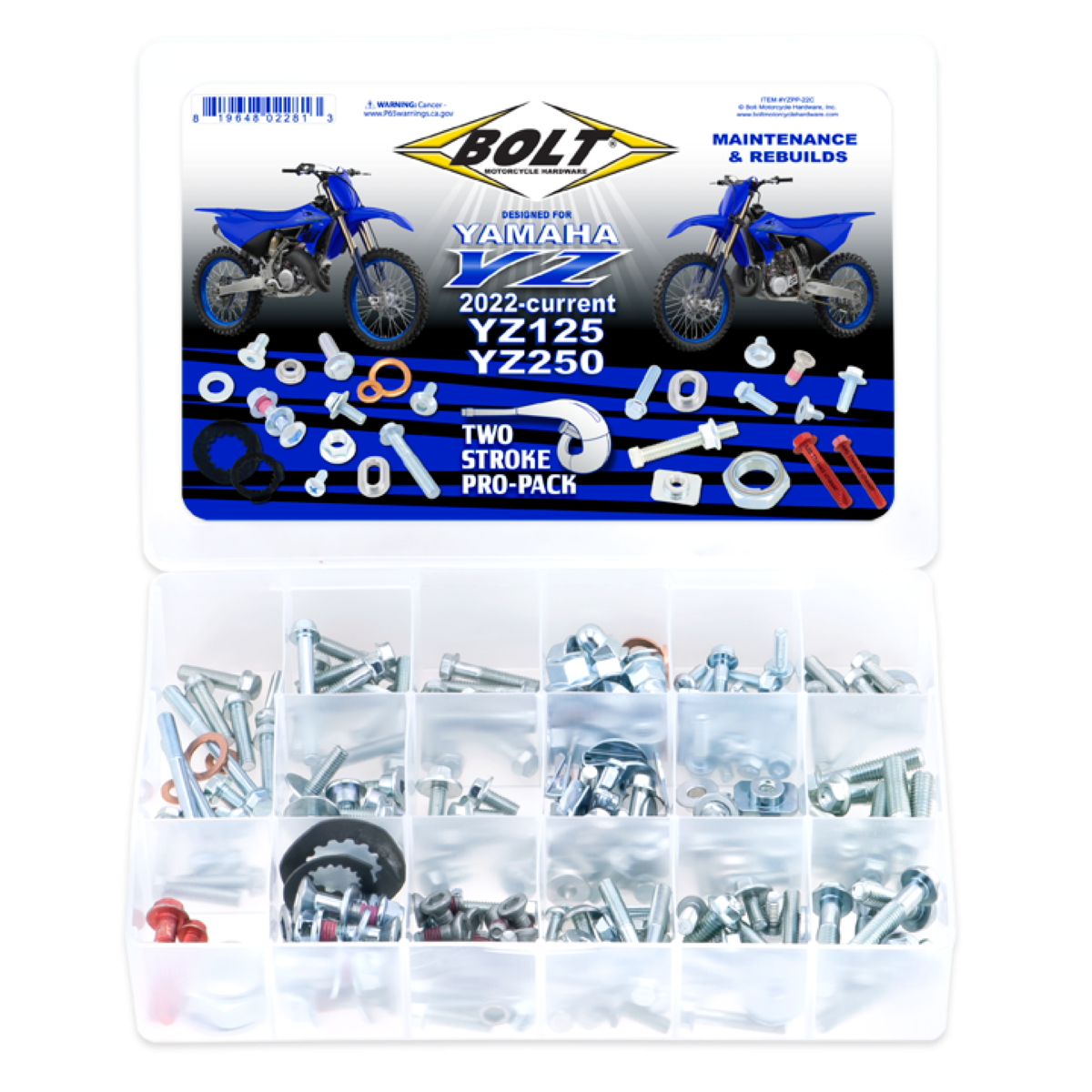 BOLT PROPACK 2STR YAM YZ125/250 22 + YZPP-22C