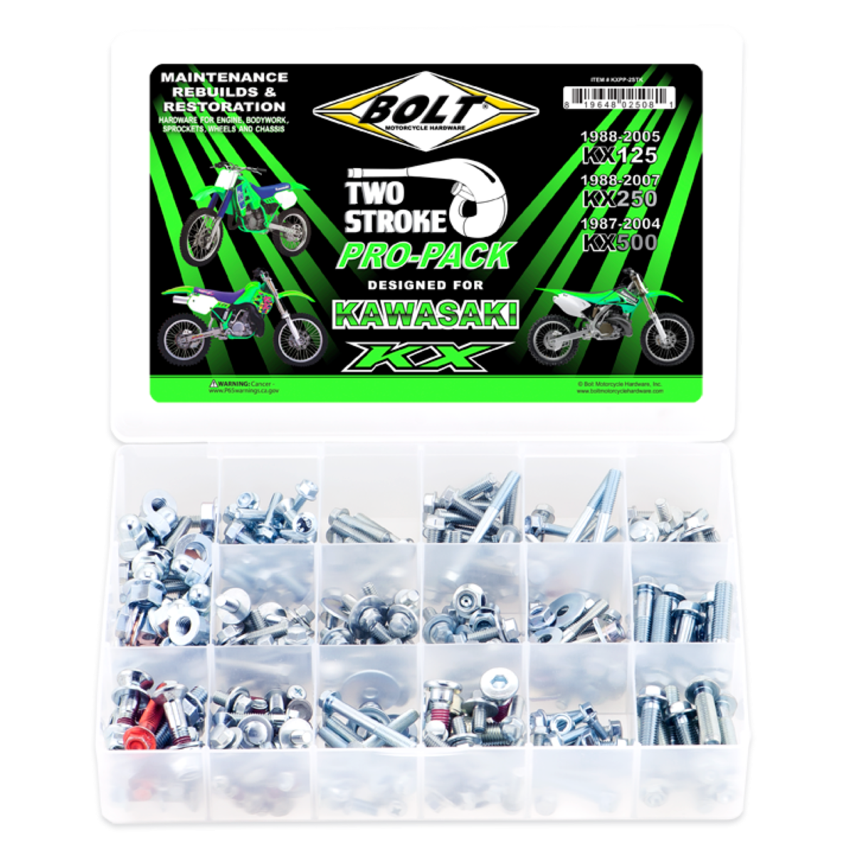 BOLT PROPACK KAW 88-05/KX125/KX250 /KX500 KXPP-2STK