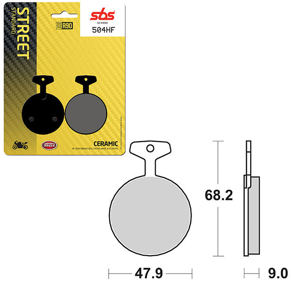 SBS ATV/UTV CERAMIC BRAKE PAD  6190504100