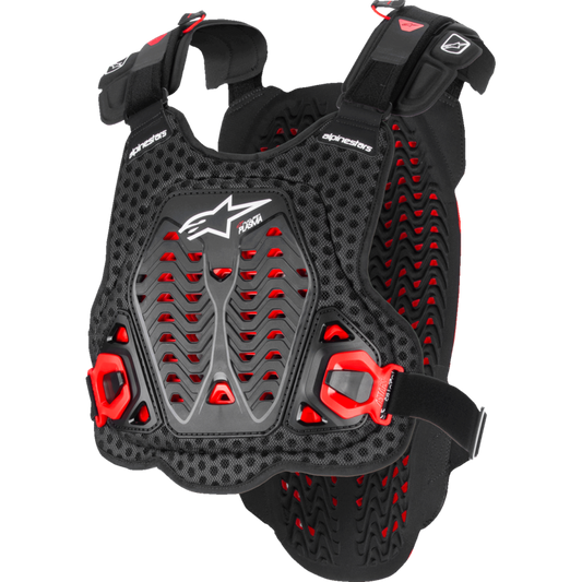 ALPINESTARS A-5 PLASMA CHEST PRO BLK/RD/WHT M/L 6700825-132-ML
