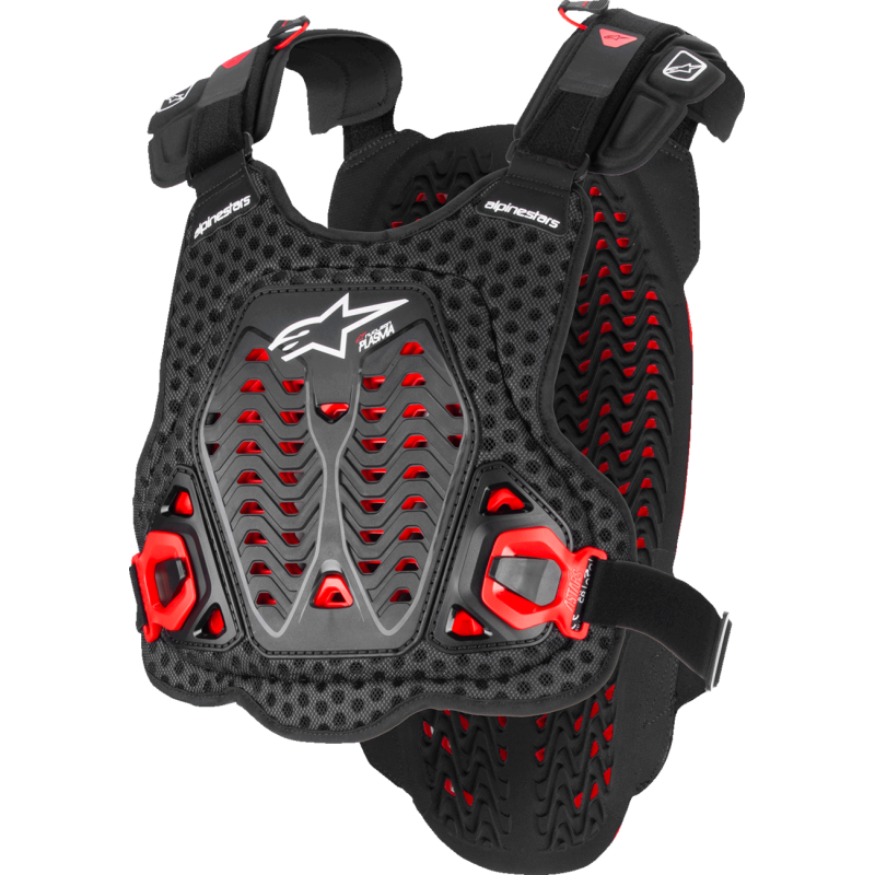 ALPINESTARS A-5 PLASMA CHEST PRO BLK/RD/WHT XL/2X 6700825132XL2X
