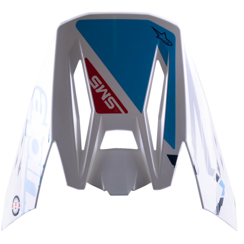 ALPINESTARS VISOR M5 ACTION WT/CY/BL 8986022-2077