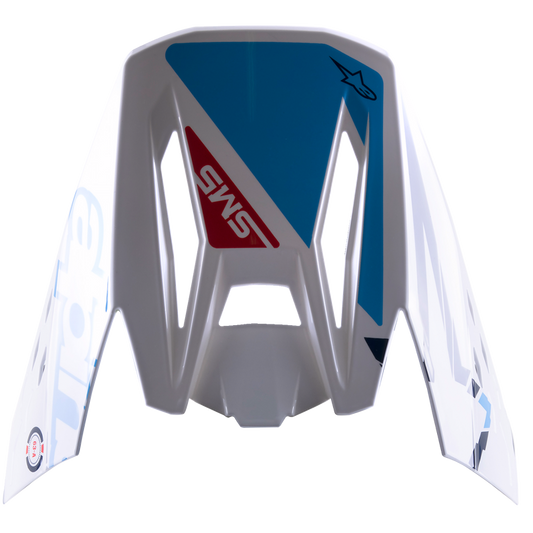 ALPINESTARS VISOR M5 ACTION WT/CY/BL 8986022-2077