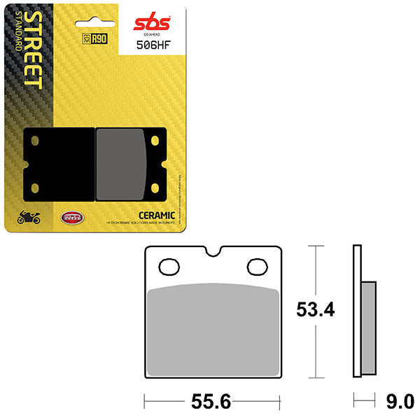 SBS ATV/UTV CERAMIC BRAKE PAD  6190506100