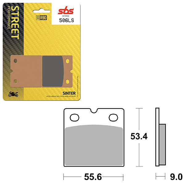 SBS PERFORMANCE LS SINTER BRAKE PAD  6260506100