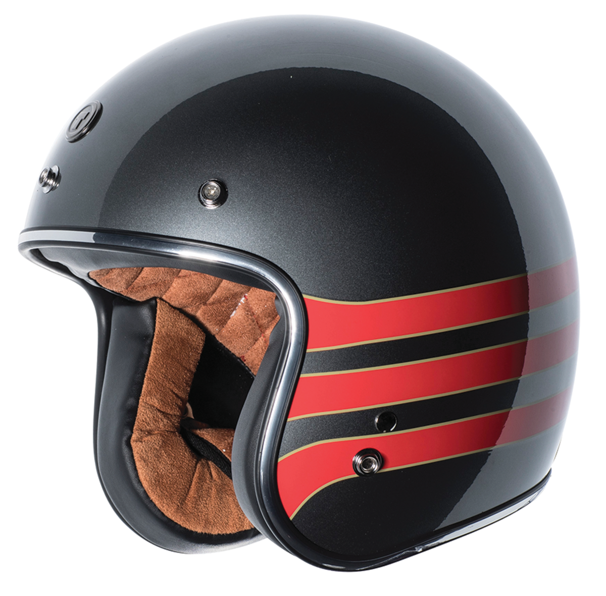 TORC HELMETS T-50 FASTLANE MET.GREY MED T5030FL23