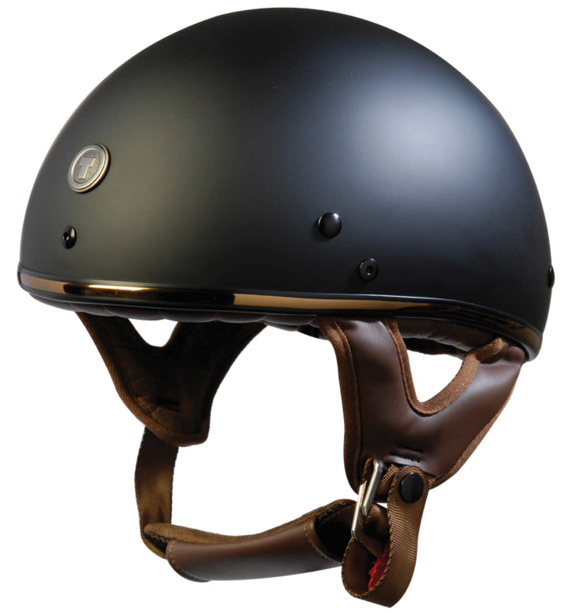 TORC HELMETS T-5 MATTE BLACK/ BROWN XSM T515BRZ21