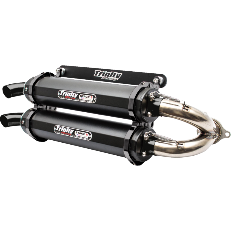 TRINITY RACING MUFFLER RZR PRO BK CRKT TR-4173S-C2