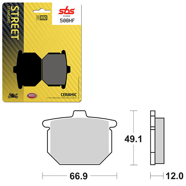 SBS ATV/UTV CERAMIC BRAKE PAD  6190508100