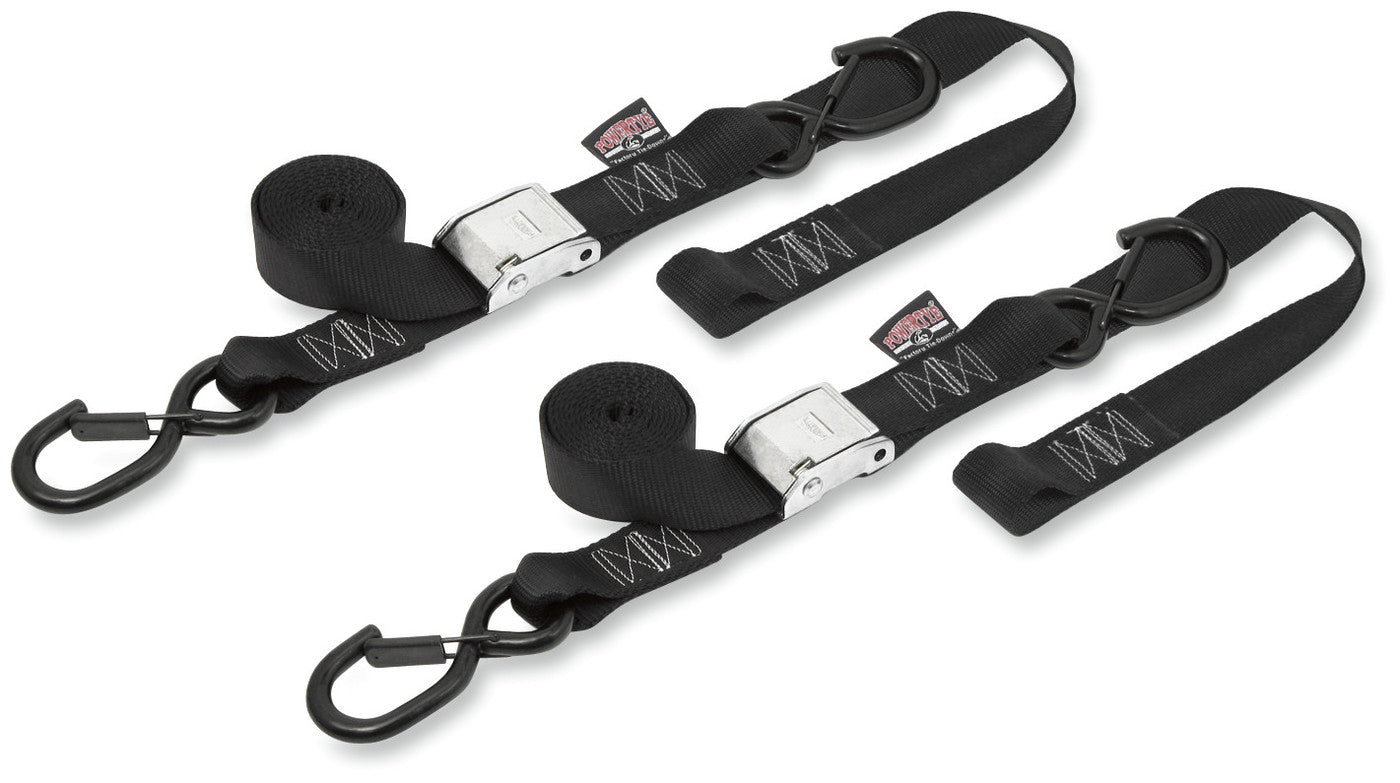 POWERTYE MFG. TIEDOWN CAM 1.5" BLK/BLK 29622-S