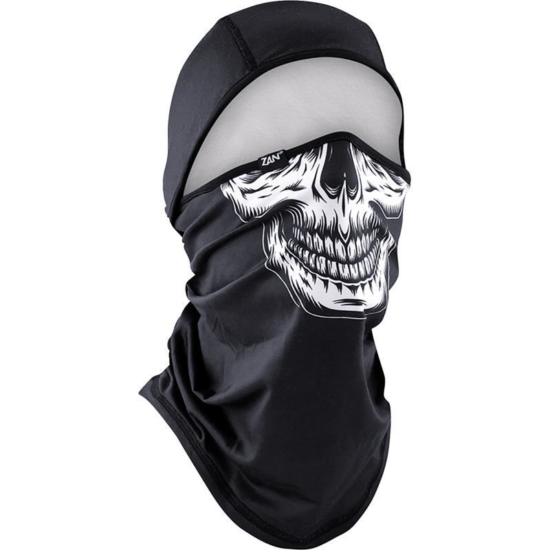 ZAN HEADGEAR BALACLVA SPFLX BKWHT SKUL WB4L002