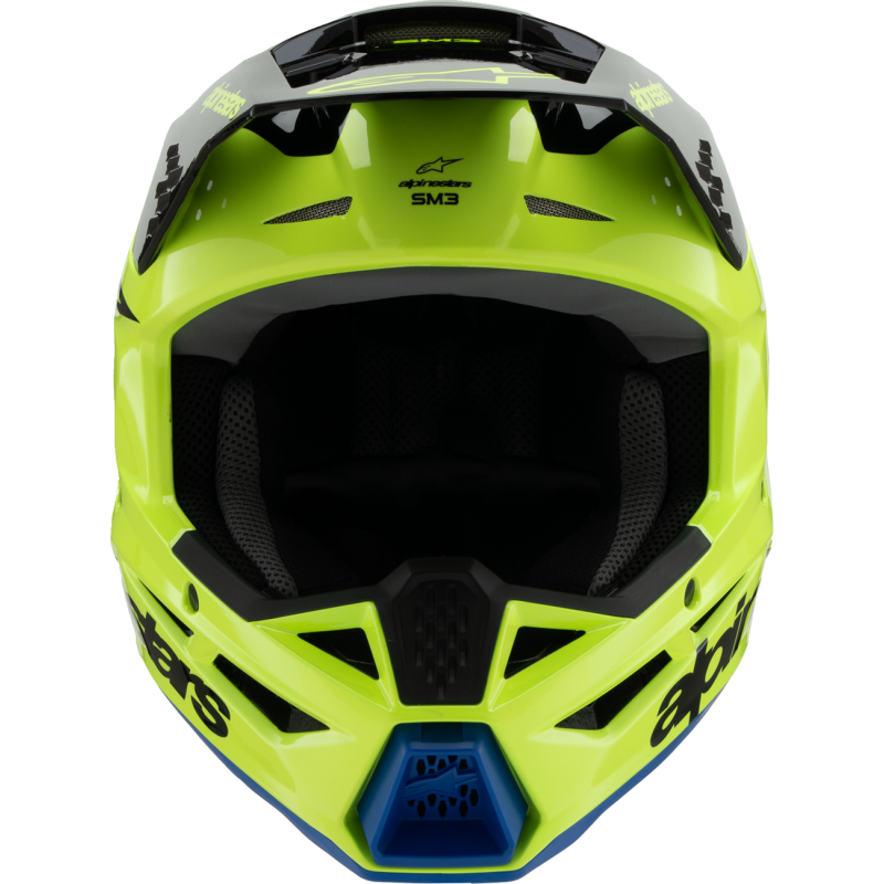 ALPINESTARS HELMET SM3 YTH  RADIUM Y/B/BL S ECE06 8301925-5017-YS