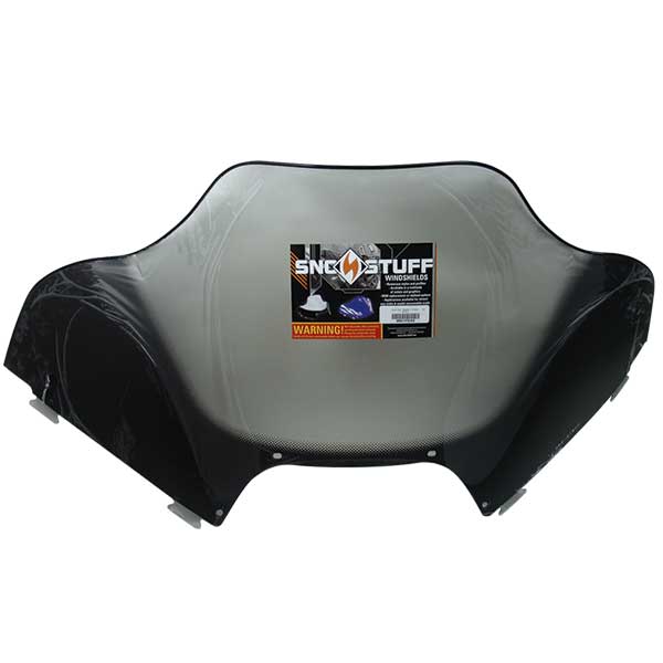 SNO-STUFF WINDSHIELD 18.5" BLACK GRAPHIC ON SMOKE ARCTIC CAT 450-172-03
