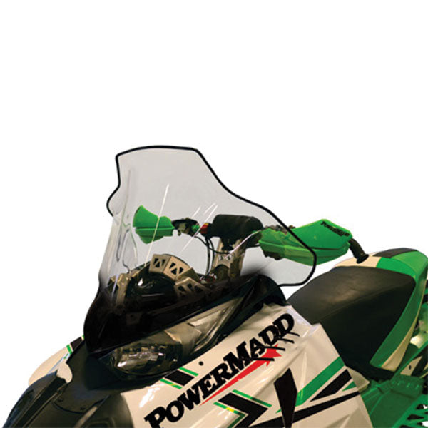 COBRA WINDSHIELD 17" BLACK GRAPHIC ON CLEAR ARCTIC CAT 12030