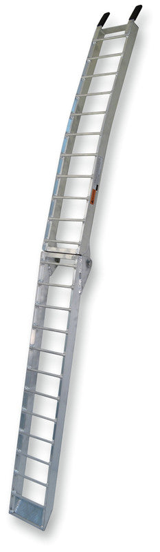 MOTORSPORT PRODUCTS 8"X89" 500LB ARCHED FOLDING RAMP SILVER 91-4008