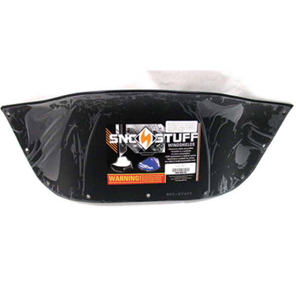 SNO-STUFF WINDSHIELD 8" SOLID BLACK SKI-DOO 450-468-50