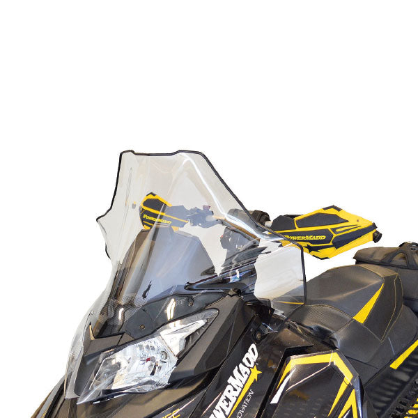 COBRA WINDSHIELD 19" CLEAR WITH BLACK GRAPHIC SKI-DOO 13540