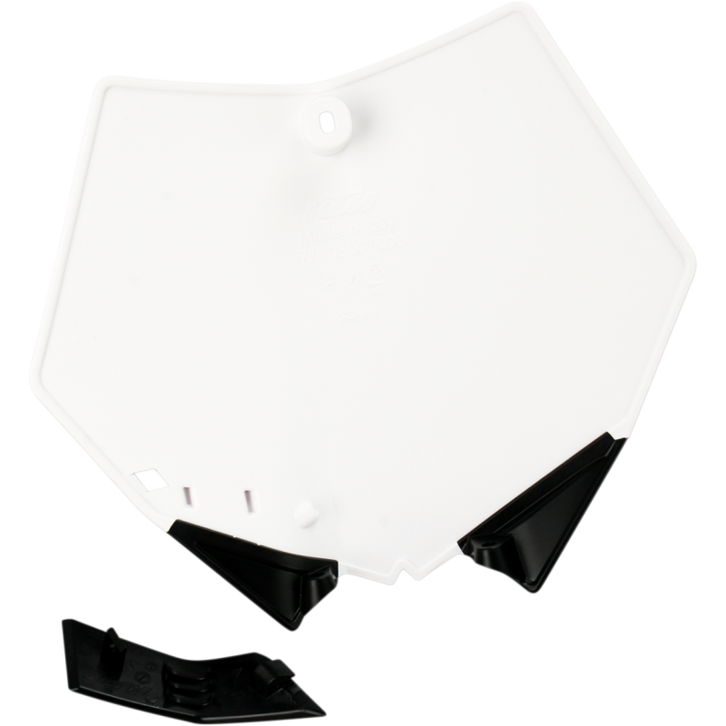 ACERBIS KTM WHITE MULTIFIT FRONT NUMBER PLATE 2082020002