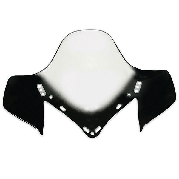 SNO-STUFF WINDSHIELD 17.5" BLACK GRAPHIC ON CLEAR YAMAHA 450-652-10