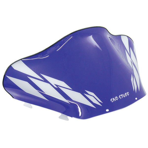 SNO-STUFF WINDSHIELD 13" WHITE DIAMOND ON BLUE YAMAHA 479-610-63