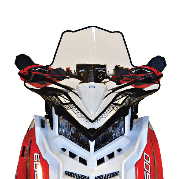 COBRA WINDSHIELD 18.5" CLEAR WITH BLACK GRAPHIC POLARIS 11630