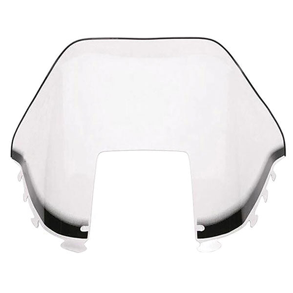 SNO-STUFF WINDSHIELD 15.5" BLACK GRAPHIC ON CLEAR POLARIS 450-232-10