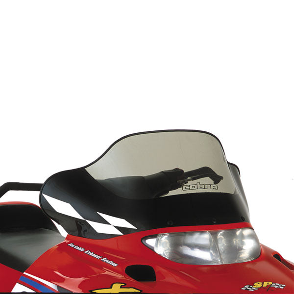 COBRA WINDSHIELD 13.25" TINT WITH BLACK BASE & WHITE CHECKS POLARIS 11533