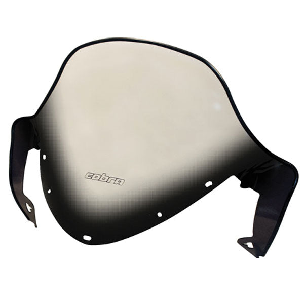 COBRA WINDSHIELD 14" CLEAR WITH BLACK GRAPHIC POLARIS 11940