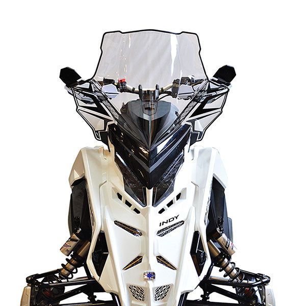 COBRA WINDSHIELD 20" CLEAR WITH BLACK POLARIS 14640