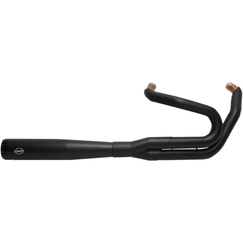 S&S CYCLE EXHAUST BLK 2-1 50ST M8ST 550-0846B