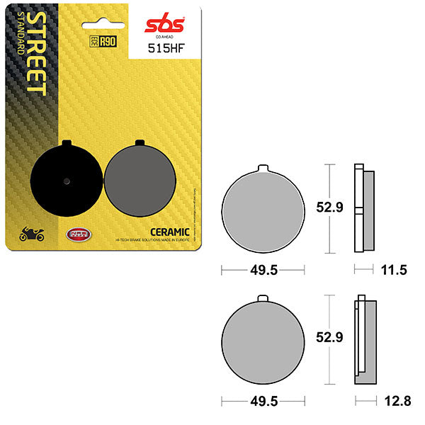 SBS ATV/UTV CERAMIC BRAKE PAD  6190515100