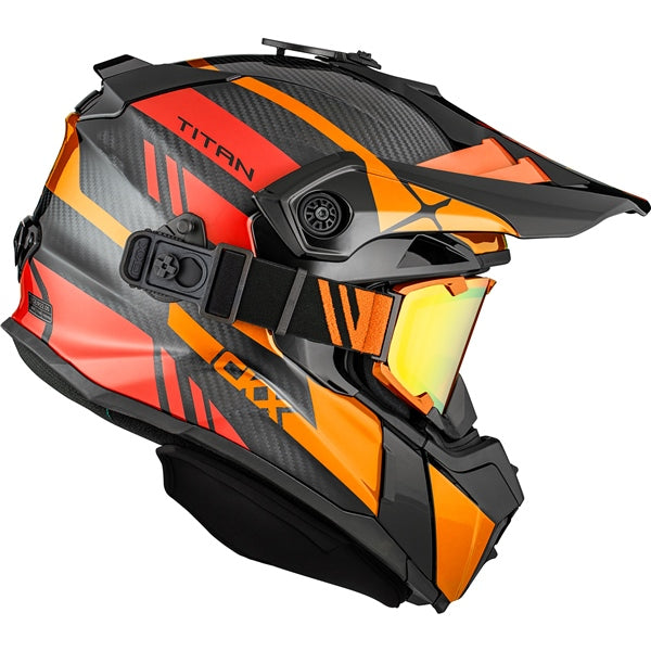 CKX HELM TITAN DL TRAK CARB RD/OG GLOSS 2XL 516136
