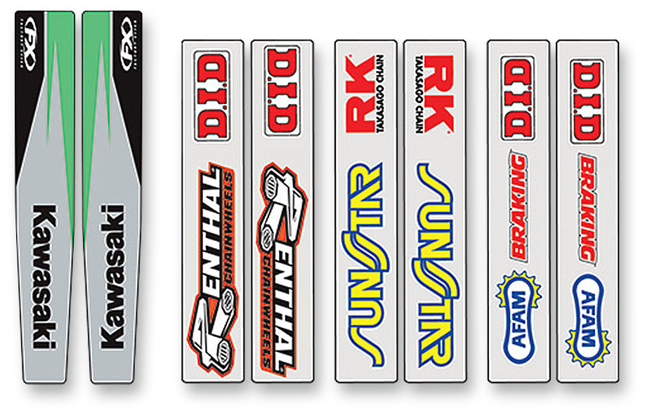 FACTORY EFFEX 98-21 KX80-100 OEM SWING ARM DECAL KIT (16) 19-42110