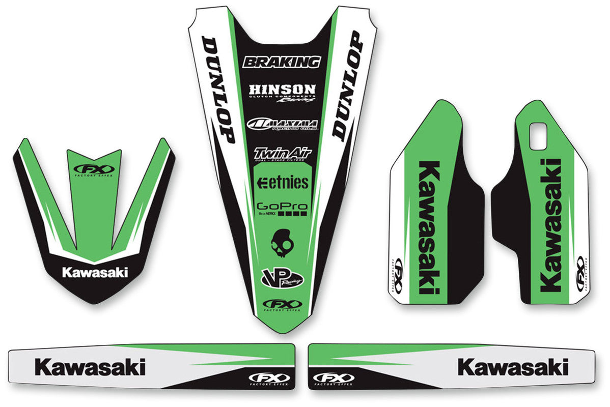 FACTORY EFFEX 99-02 KX125/250 STANDARD TRIM KIT (16) 19-50114