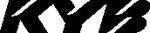 FACTORY EFFEX FORK/SWINGARM DECAL - KAYABA BLACK 10-44002