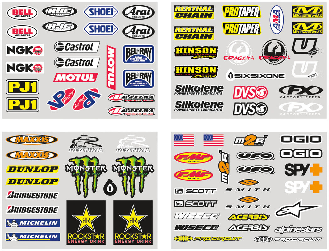 FACTORY EFFEX IRON-ON SPONSOR KIT (08 DESIGN) 11-82120