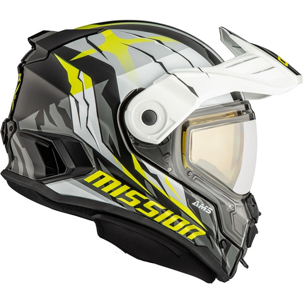 CKX HELM MISSION EDL CLAW WH/GY/LIME GLOSS S 516952