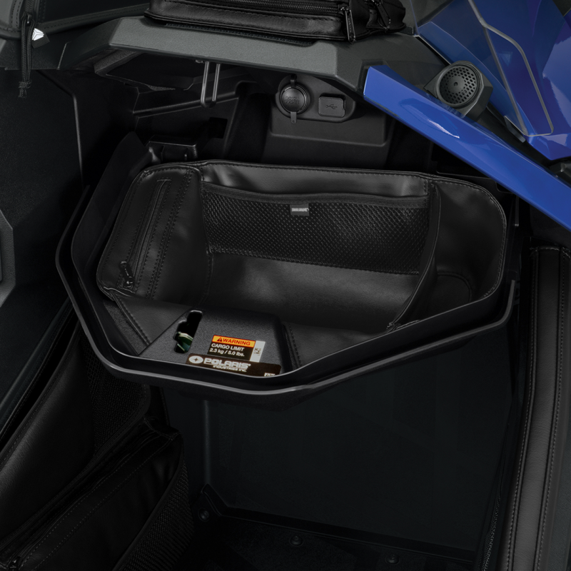 SHOW CHROME GLOVE BOX ORGANIZER BLACK H44-8BK