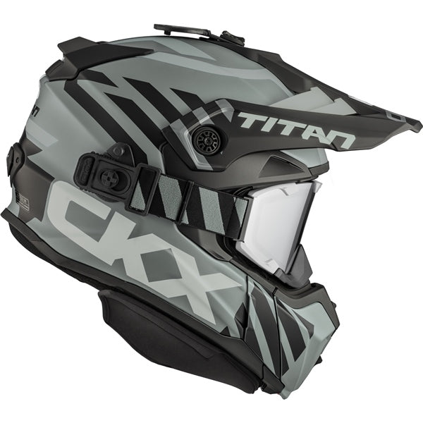 CKX HELM TITAN DL MARKS GY/BK MAT L 517054