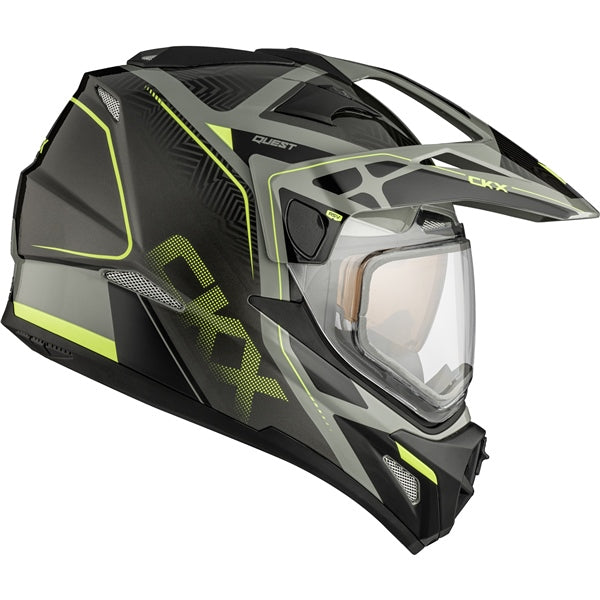 CKX HELM QUEST DL GLOOM GY/LIME GLOSS XS 517231