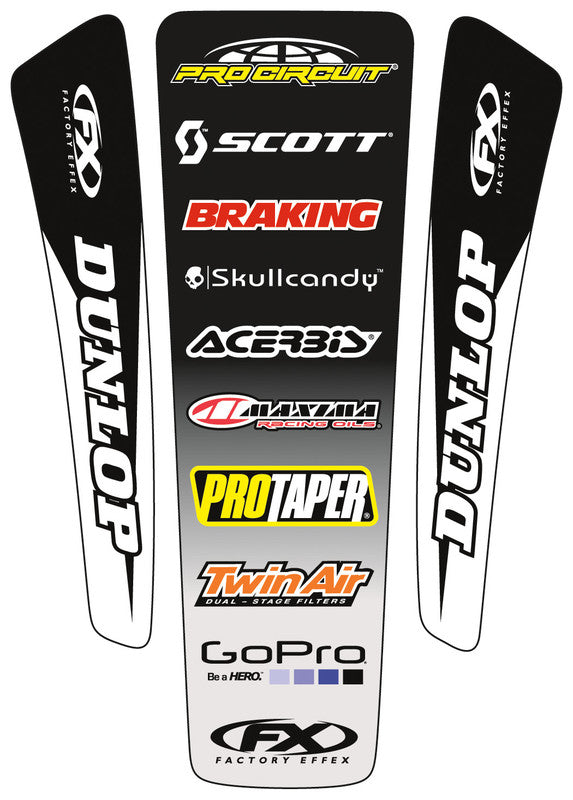 FACTORY EFFEX FX UNIVERSAL 2 REAR FENDER DECAL (13) 16-32020