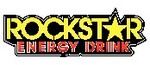 FACTORY EFFEX 1' DIE CUT STICKER - ROCKSTAR TEXT (YEL) 15-94720