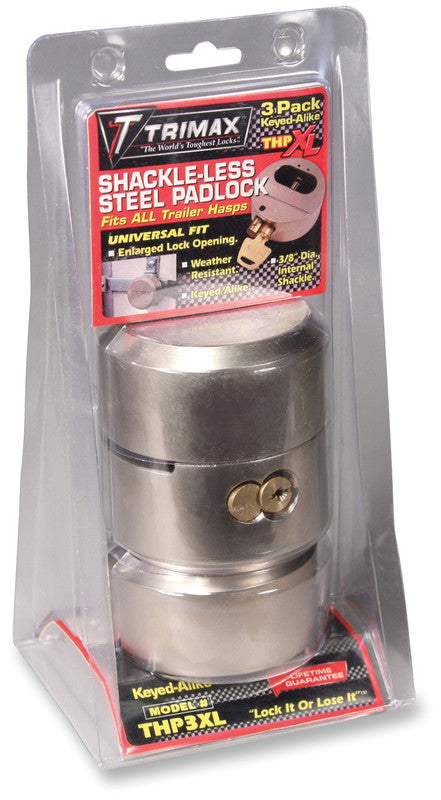 TRIMAX THP3XL 3 PACK HOCKEY PUCK LOCKS THP3XL
