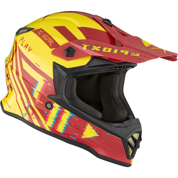 CKX HELM TX019Y ERROR RD/YE MAT XL CKX 518485