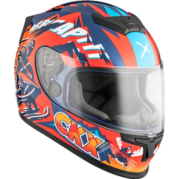 CKX HELM RR24Y DL SLEEDER OG/RD GLOSS XL 518734