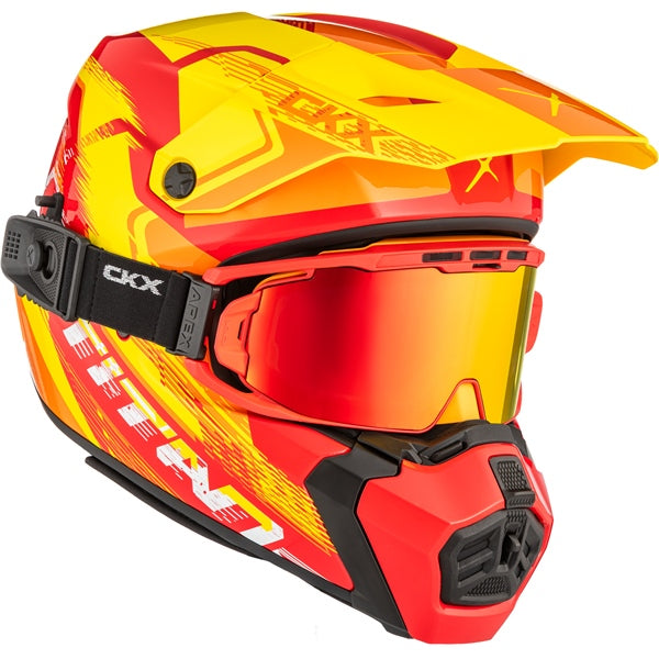 CKX HELM TITANAMS DL CONCOR RD/OG/YE GLOS M 518933