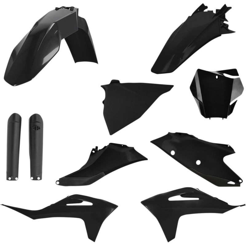 ACERBIS PLASTIC KIT-GASGAS MC125/250F/450F, EX300/250F-450F: BLACK 2872790001
