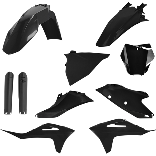 ACERBIS PLASTIC KIT-GASGAS MC125/250F/450F, EX300/250F-450F: BLACK 2872790001