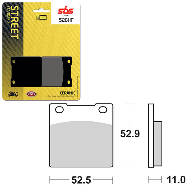 SBS ATV/UTV CERAMIC BRAKE PAD  6190526100