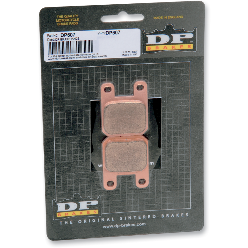 DP BRAKES DP607 STANDARD COMPOUND BRAKE PAD SET DP607